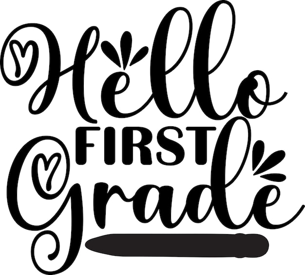 Diseño de Svg de regreso a la escuela