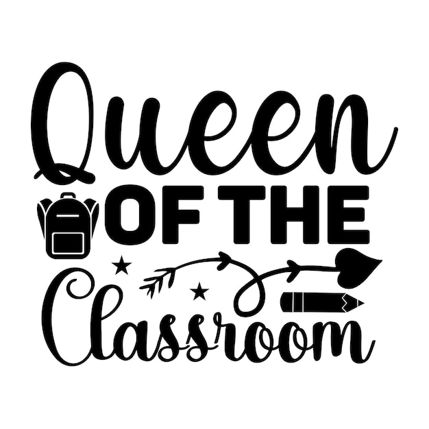 Diseño de svg de la reina del aula