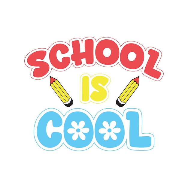 El diseño SVG Retro Back to School