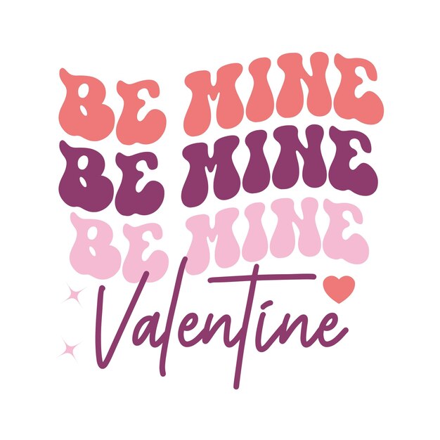 Diseño de Svg retro del Día de San Valentín y archivos de corte de Svg del Día de Sant Valentín