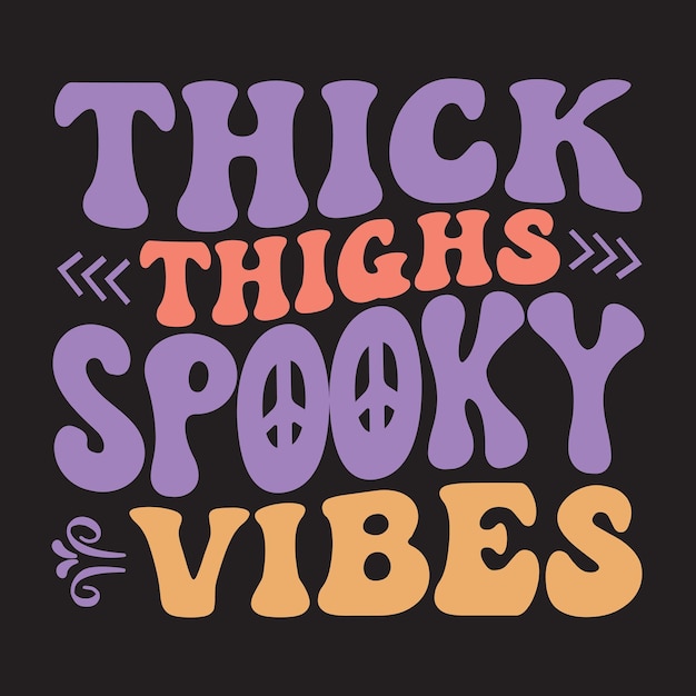 Diseño SVG retro de Halloween