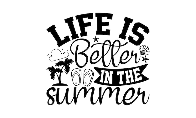 Diseño de svg de verano diseño de camiseta de verano