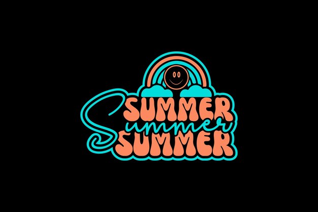 diseño de svg de verano