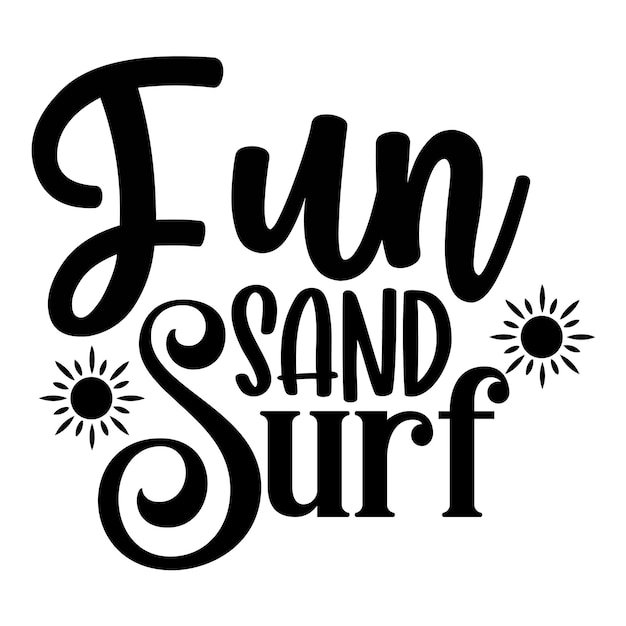 Diseño SVG de verano