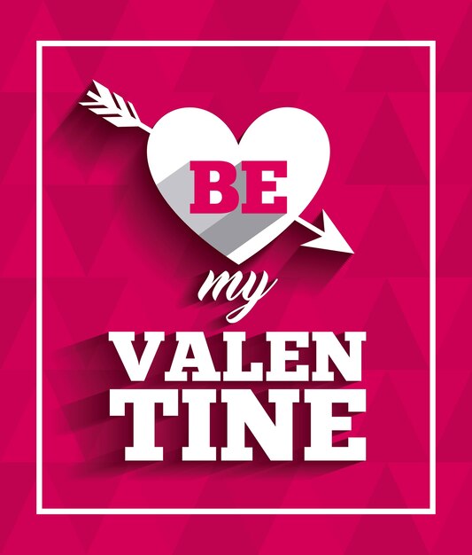 Vector diseño de tarjeta de amor