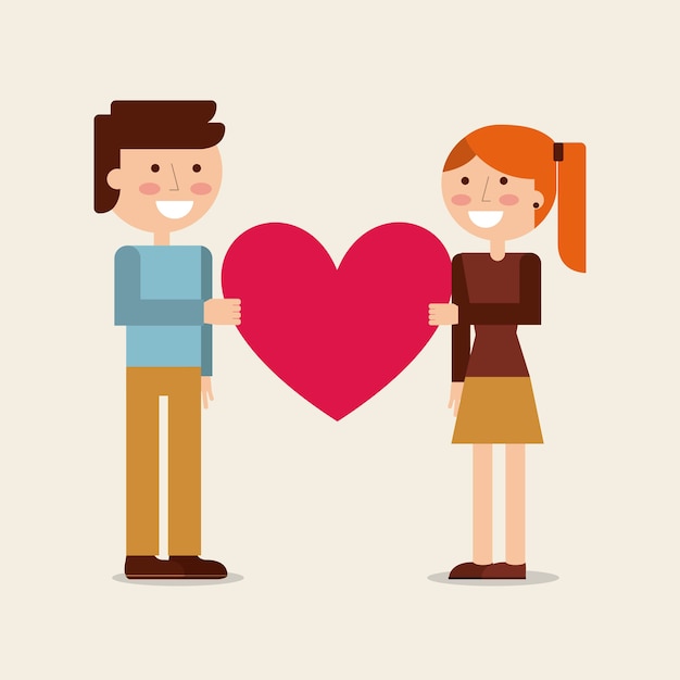 diseño de tarjeta de amor