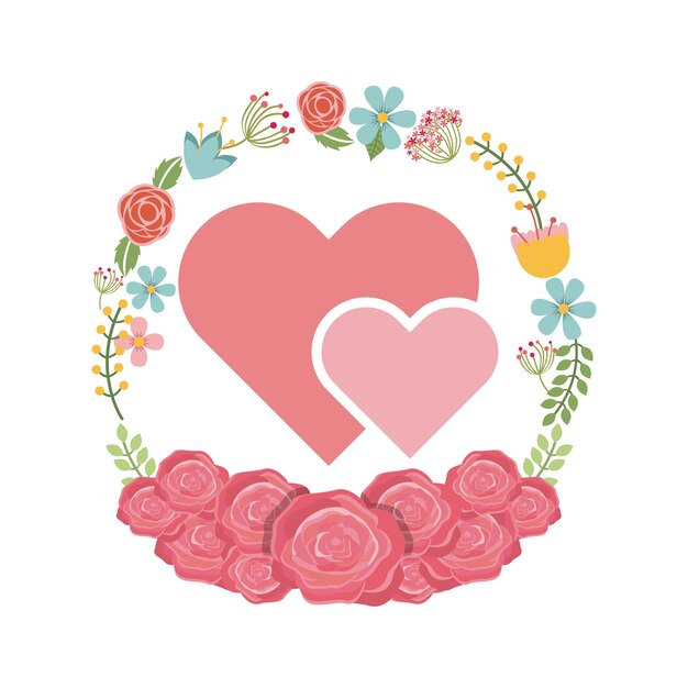 diseño de tarjeta de amor