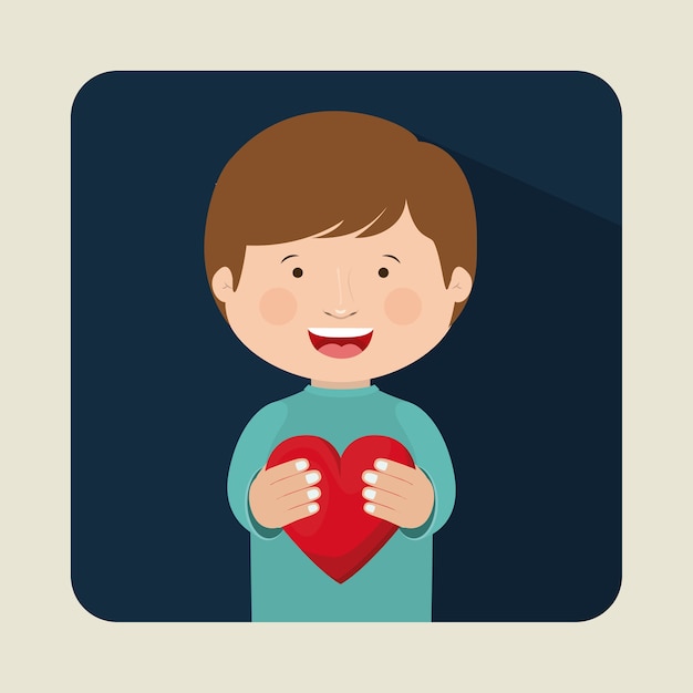 diseño de tarjeta de amor