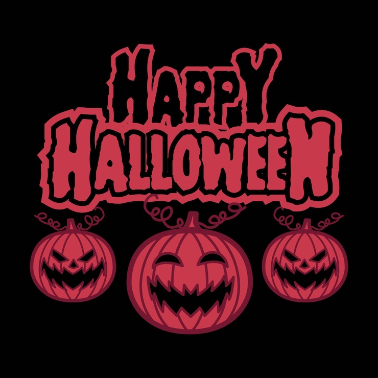 Diseño de tarjeta de felicitación de feliz Halloween