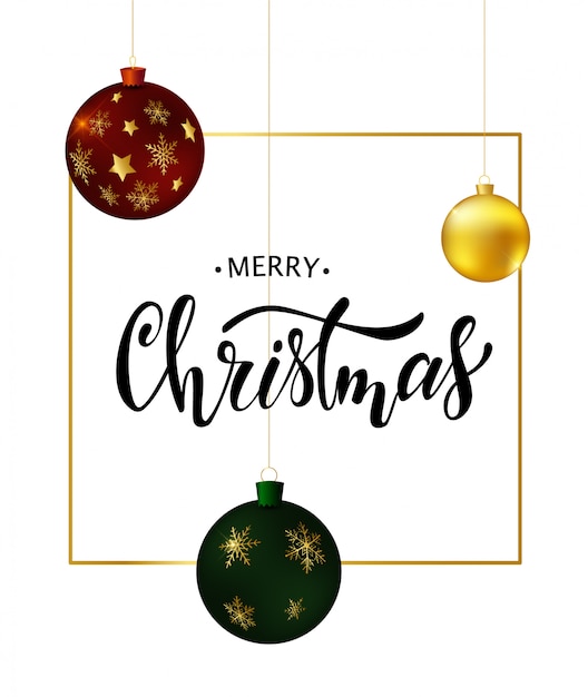 Diseño de tarjeta de felicitación de feliz navidad
