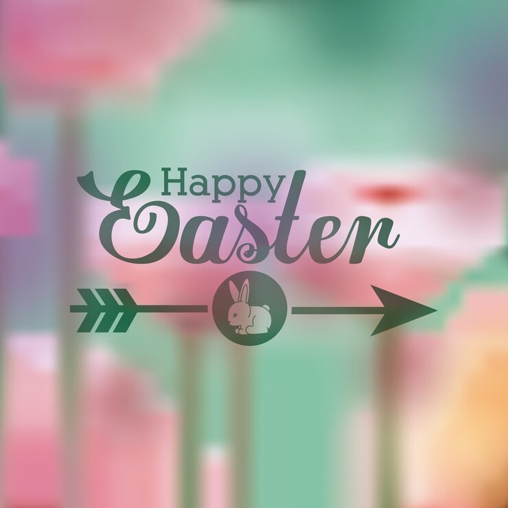 Vector diseño de tarjeta feliz de pascua, ilustración del vector.