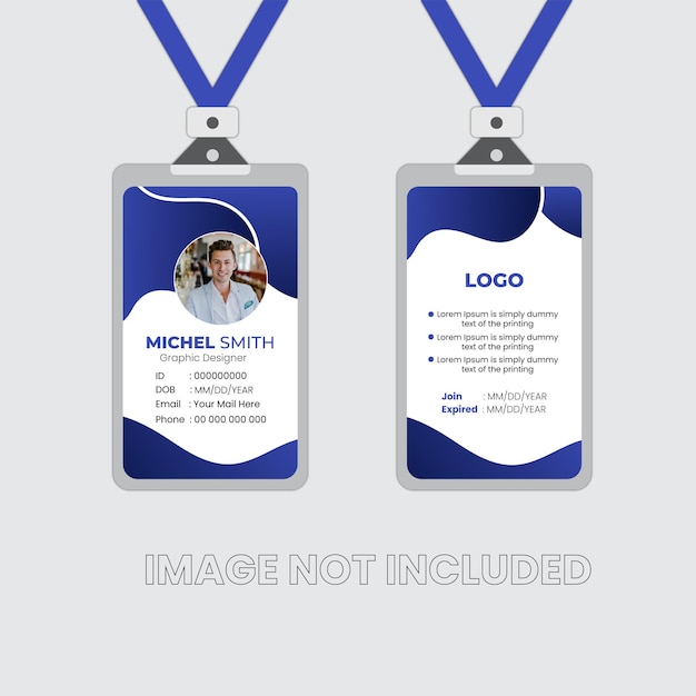 Diseño de tarjeta de identidad corporativa minimalista.