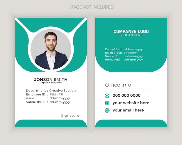 Diseño de la tarjeta de identificación