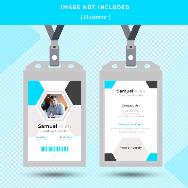 Diseño de tarjeta de identificación