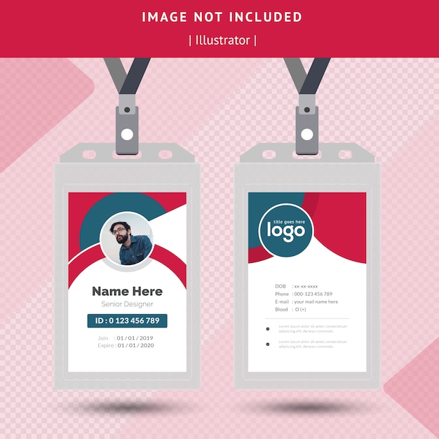 Diseño de tarjeta de identificación