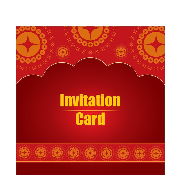 Diseño de tarjeta de invitación