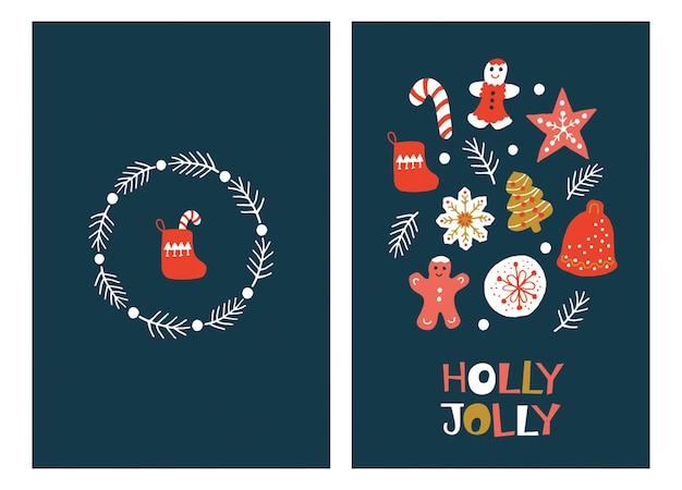 Diseño de tarjeta de Navidad