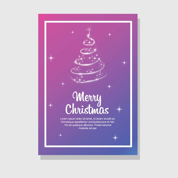 Diseño de tarjeta de navidad