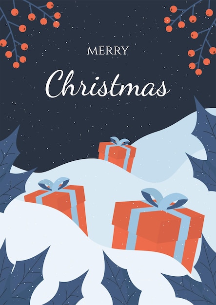 Diseño de tarjeta de navidad