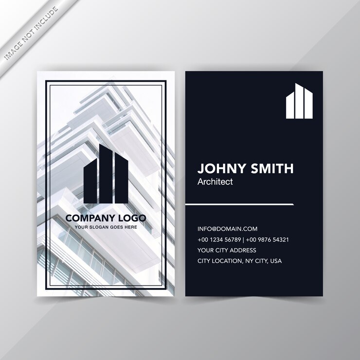 Diseño de tarjeta de presentación profesional y creativa