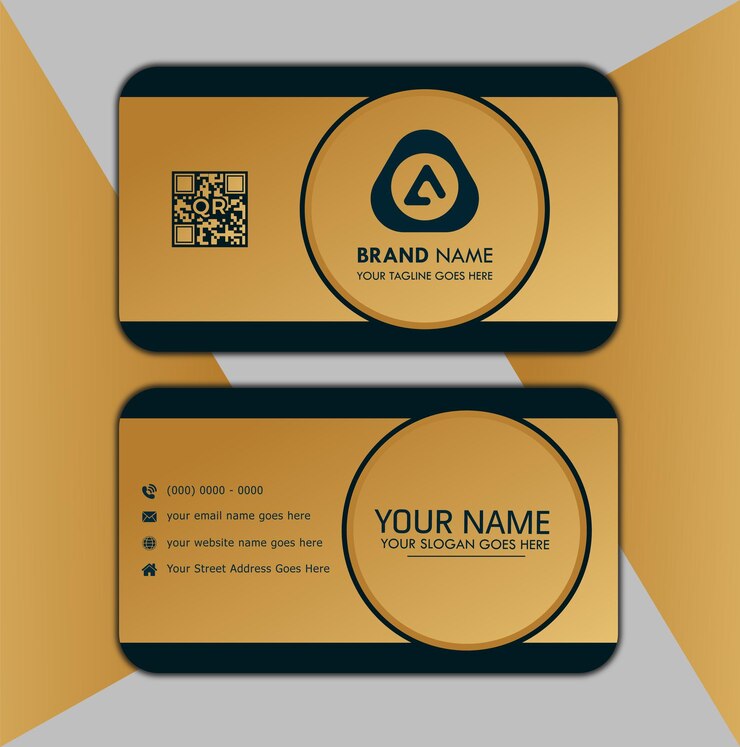 Diseño de tarjeta de visita de lujo profesional moderno y limpio.