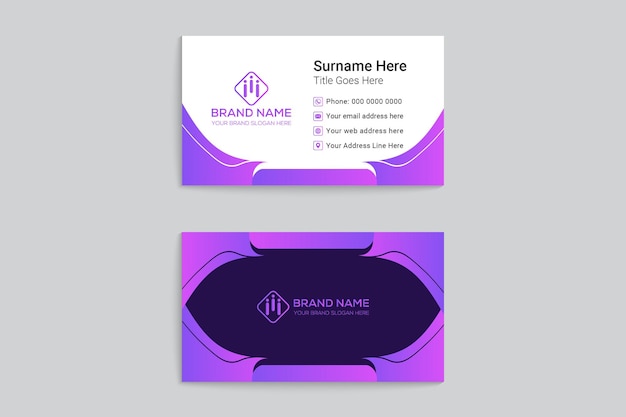 Diseño de tarjeta de visita de medicina sanitaria.