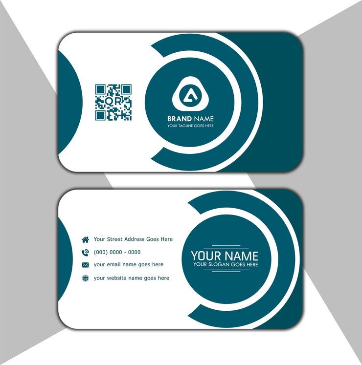 Diseño de tarjeta de visita profesional moderno y limpio Diseño de tarjeta de visita