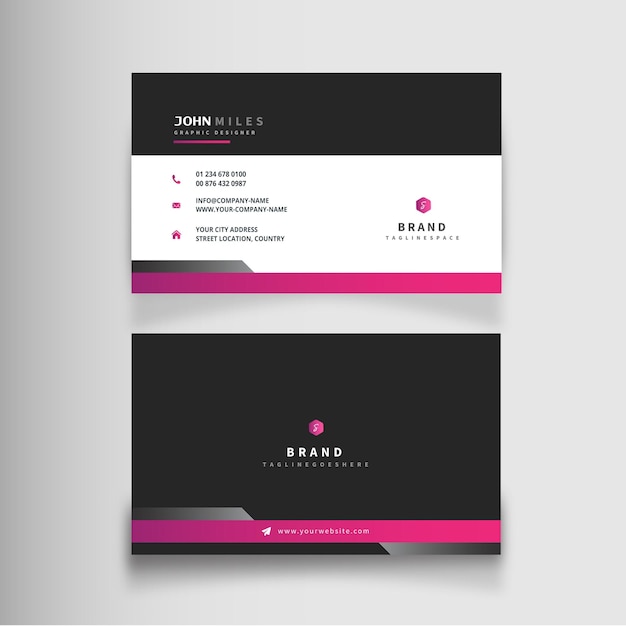 Diseño de tarjetas creativas y comerciales de Morden
