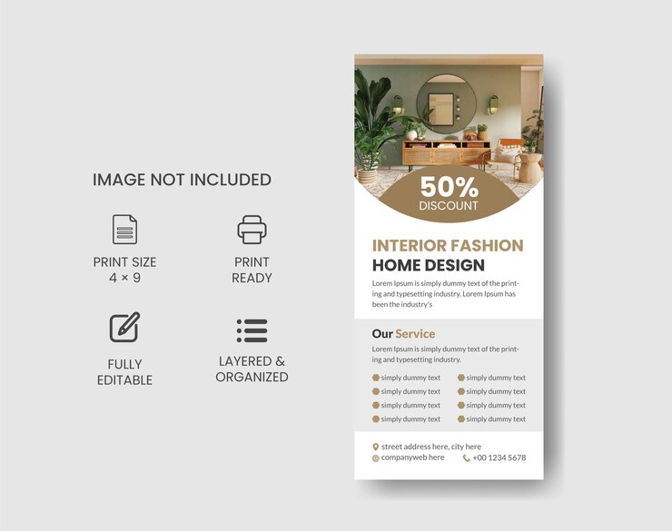 Vector diseño de tarjetas de estantería interior