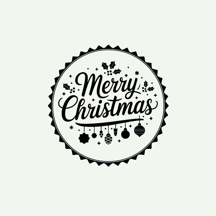 Vector diseño de tarjetas de feliz navidad vintage con holly y bayas encantadora tarjeta de feliz navidad