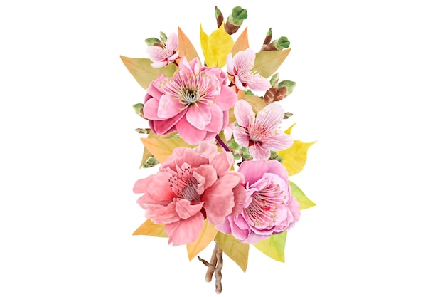 diseño de tarjetas de invitación de boda con hojas de rosas y flores