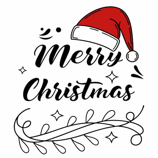 Diseño de tarjetas de Navidad felices de aspecto elegante y festivo Ilustración artística
