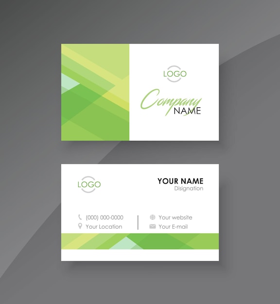 Diseño de tarjetas de visita de color natural para su empresa