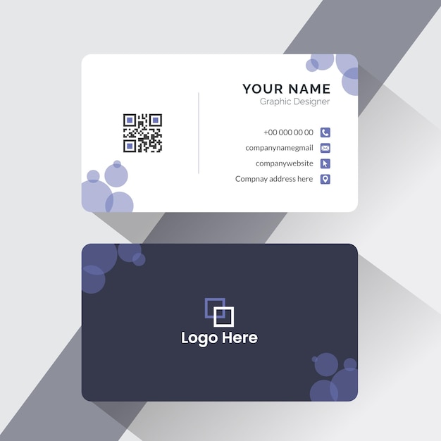 Diseño de tarjetas de visita Diseño de tarjeta de visita profesional