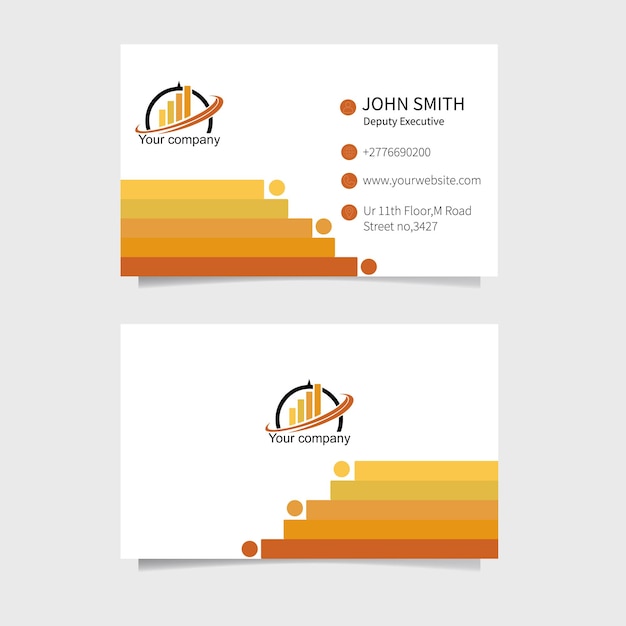 Diseño de tarjetas de visita para John Smith - Director Ejecutivo Adjunto