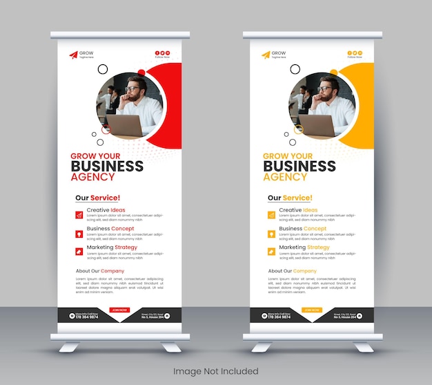 Diseño de tarjetas de visita para modelos de folleto DL corporativo multiusos