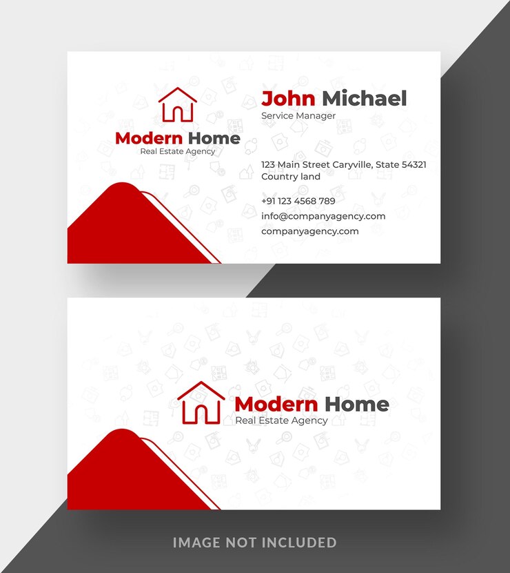 Diseño de tarjetas de visita premium para una agencia inmobiliaria