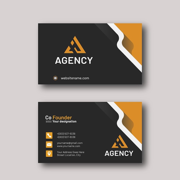 Diseño de tarjetas de visita para profesionales corporativos
