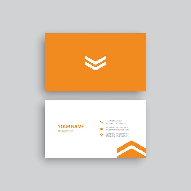 Diseño de tarjetas de visita profesionales vectoriales