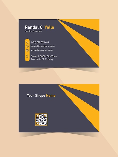 Diseño de tarjetas de visita