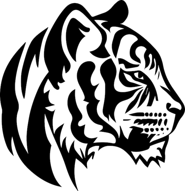 Diseño de tatuaje de cara de tigre 6