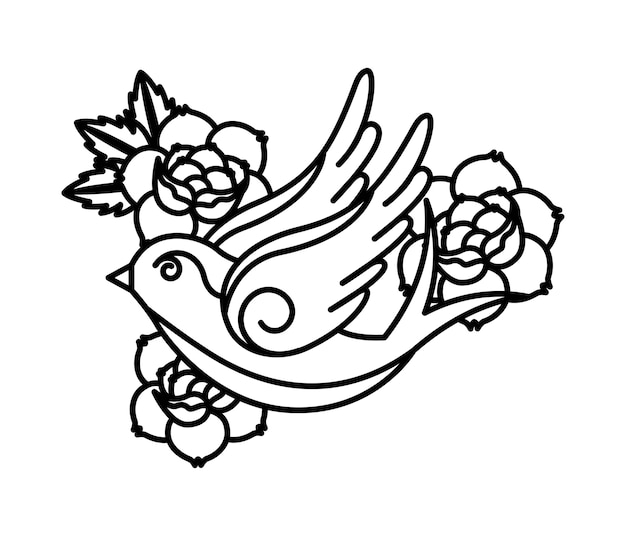 Diseño de tatuaje de rosas