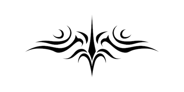 diseño de tatuaje tribal único