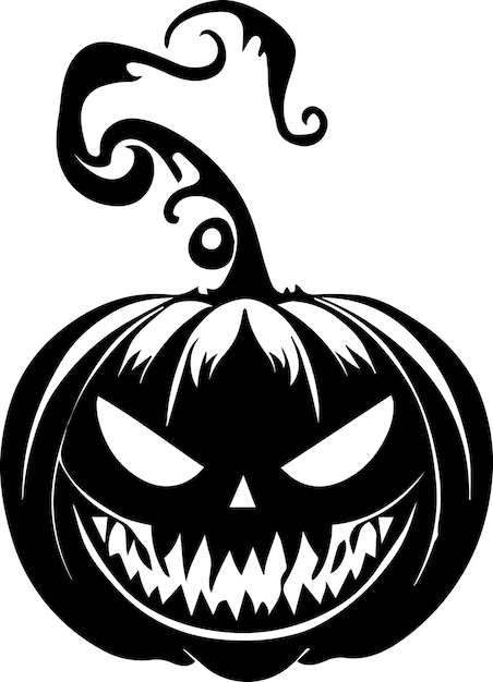 diseño de tatuaje de vector de calabaza