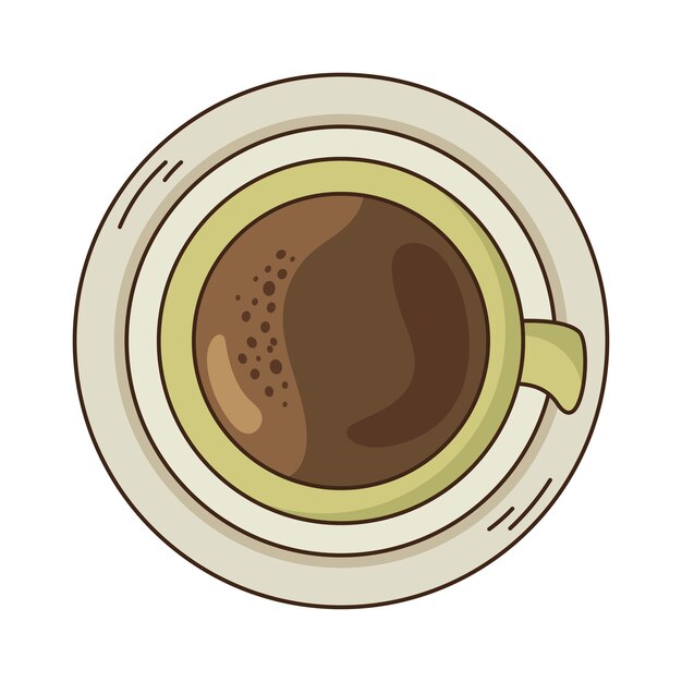 Vector diseño de taza de café