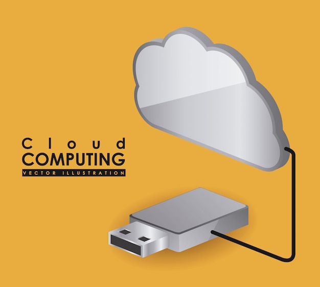 Diseño de tecnología, ilustración vectorial.