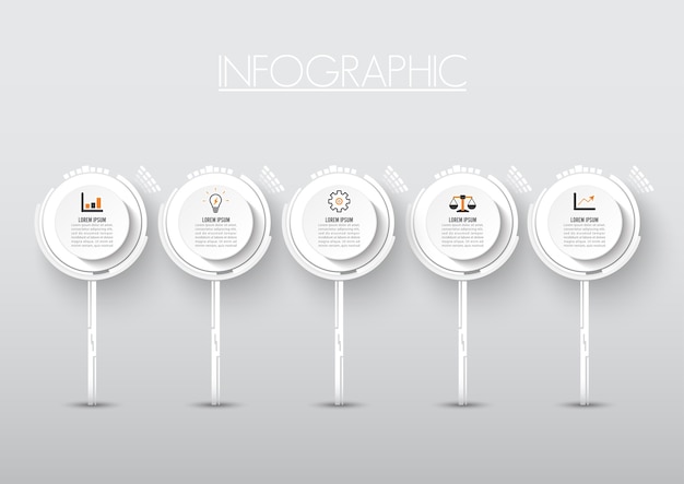 diseño de tecnología de infografía