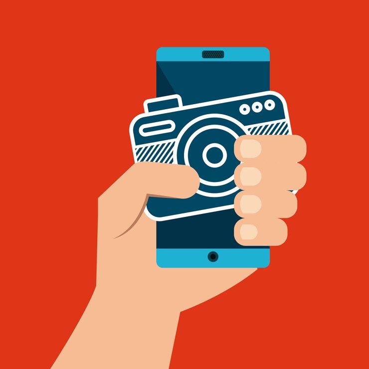 Vector diseño de tecnología móvil