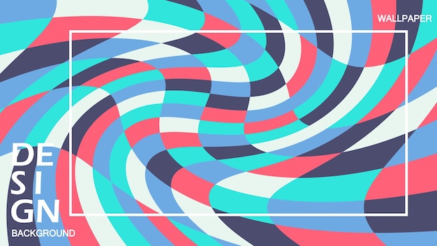 Diseño de tela de papel tapiz abstracto colorido Ilustración vectorial moderno y estilo de forma