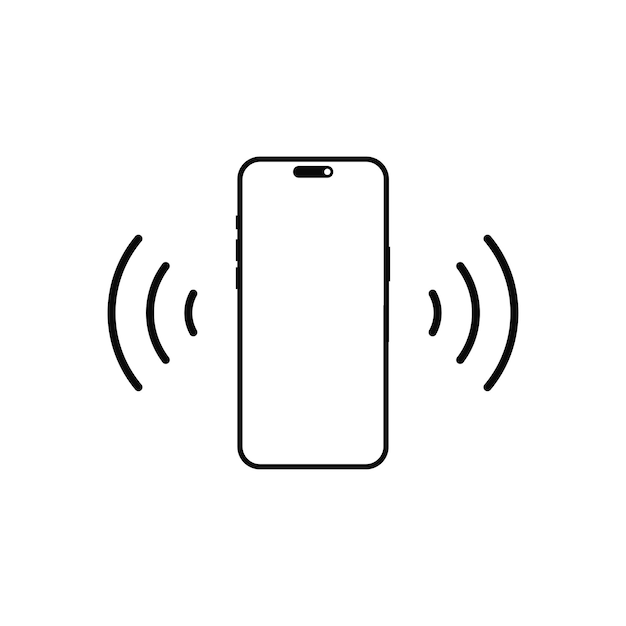 Diseño de teléfonos inteligentes en vector de estilo de diseño plano